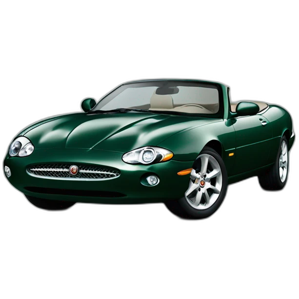  Dark green 1997 Jaguar XK8 convertible emoji