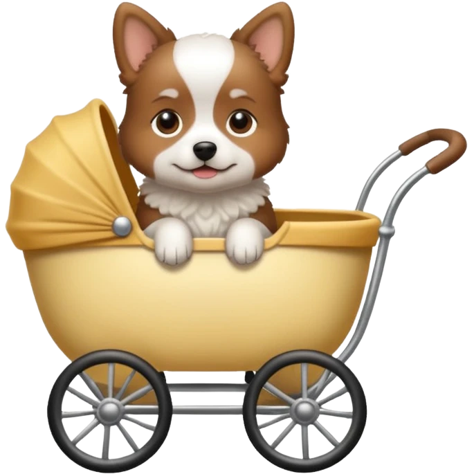 dog in a pram emoji