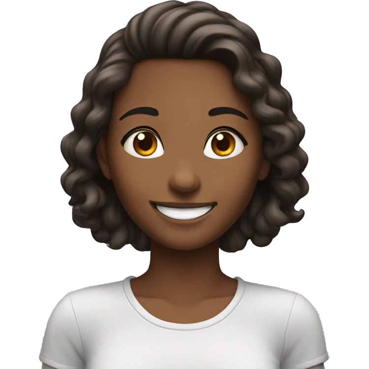 18 girl smile emoji