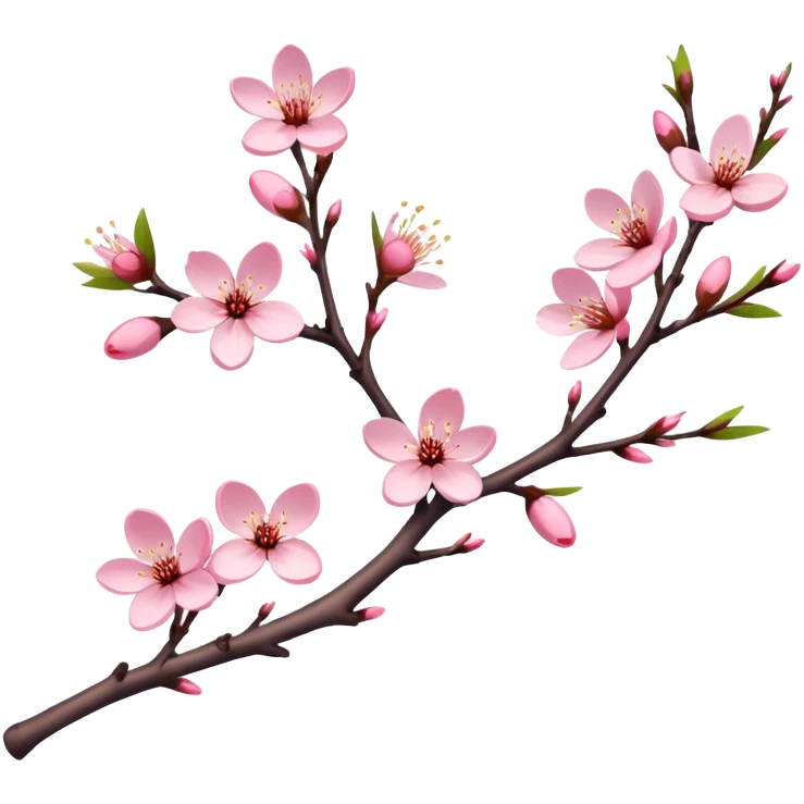Sakura cherry blossom tree twig emoji