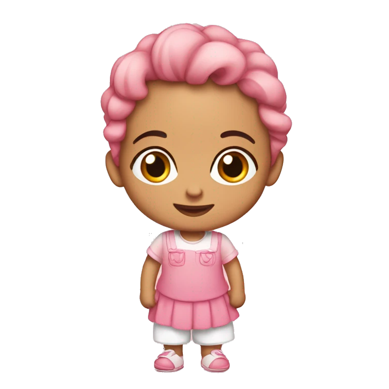 Coração rosa bebe emoji