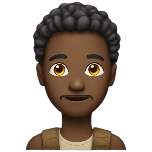 a man from africa emoji