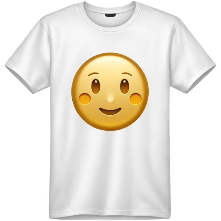 gold and white T Shirt  emoji