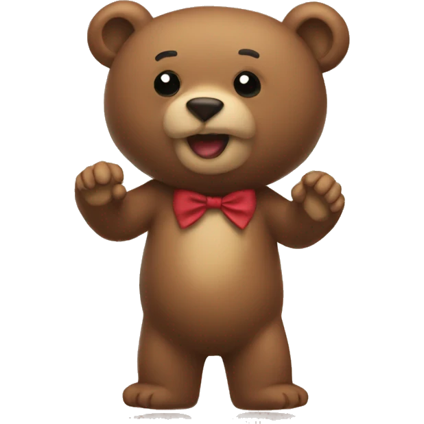bow + bear emoji