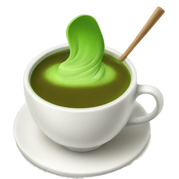 Cup of matcha emoji