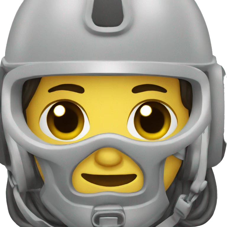 Rescue worker helmet emoji
