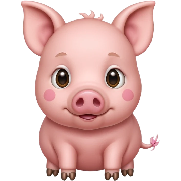Cute pig emoji
