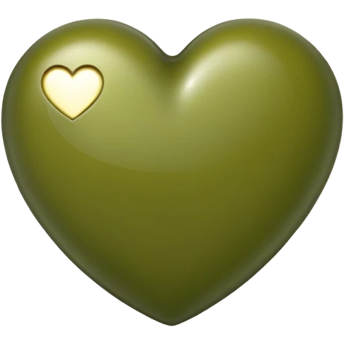 Make a olive green heart emoji