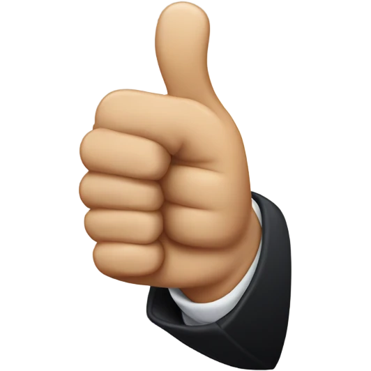 Donald Trump thump up emoji