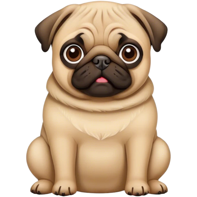 Pug emoji