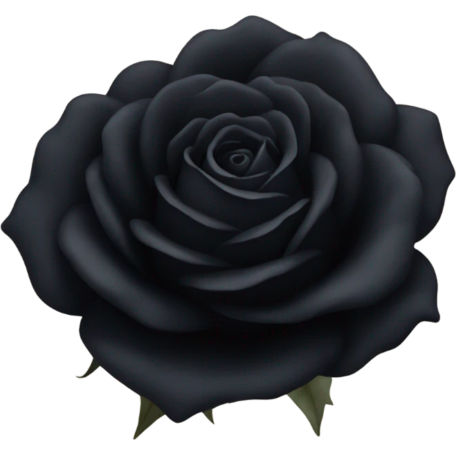 black rose emoji