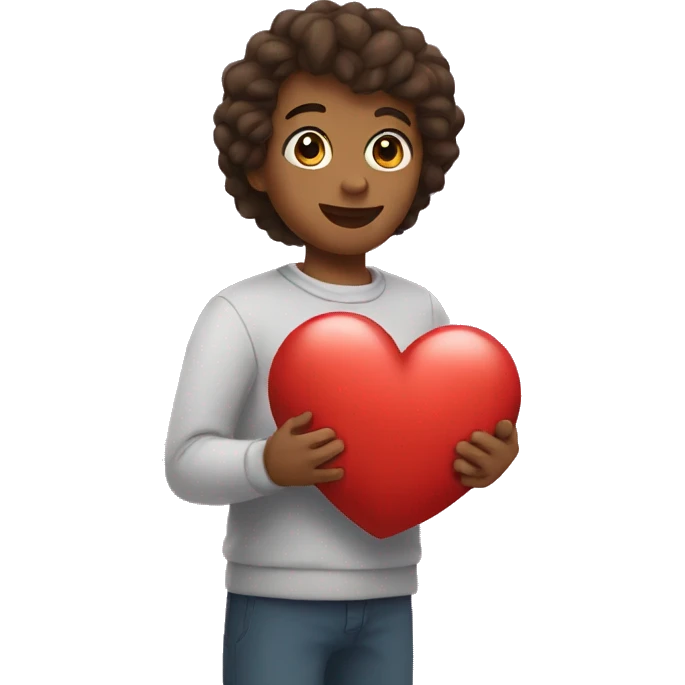 holding heart emoji