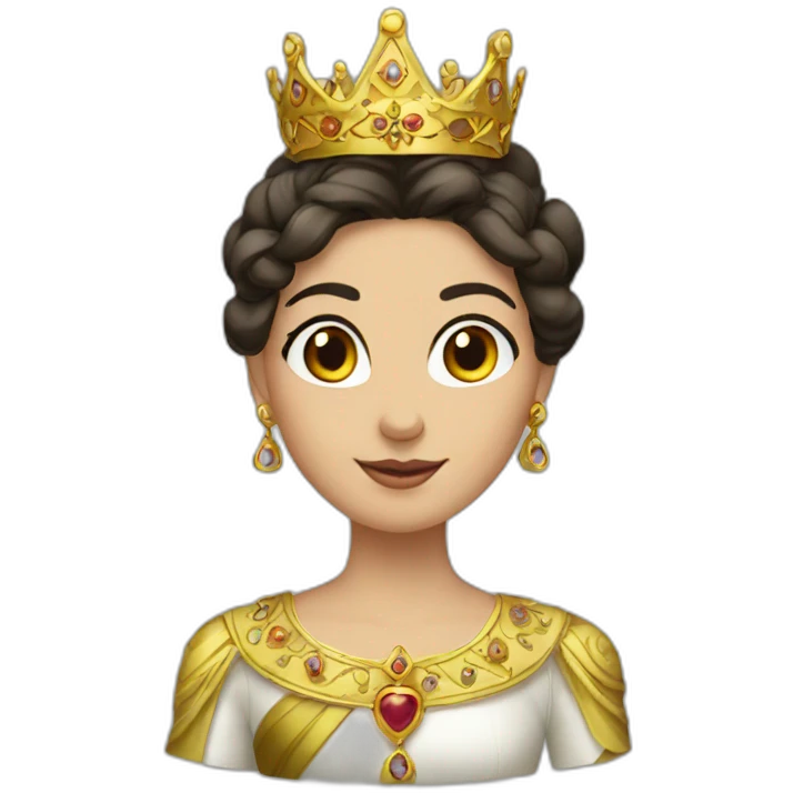 armenian princess with crown emoji