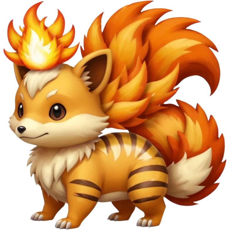Sandshrew-Growlithe-Fennekin-Vulpix-fusion emoji