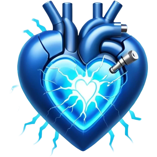 plasma energy electro heart  emoji
