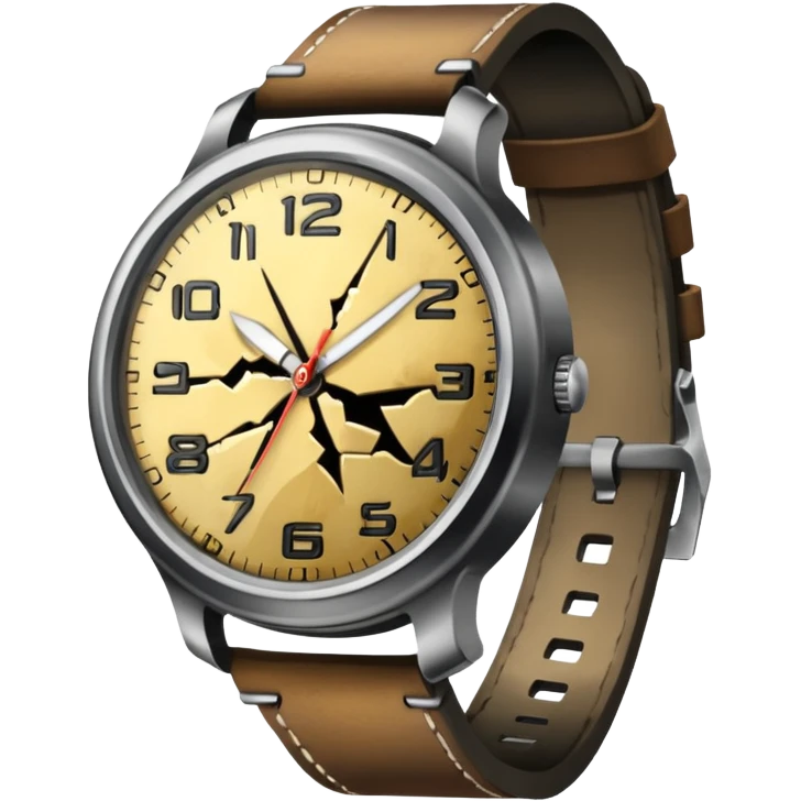 Broken wrist watch  emoji