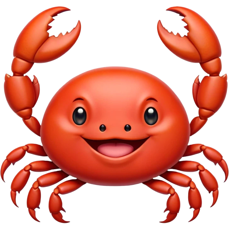 cute crab kawaii baby chubby emoji