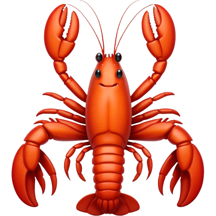 White white lobster  emoji