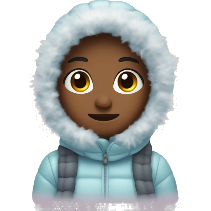 Cute winter vibes emoji