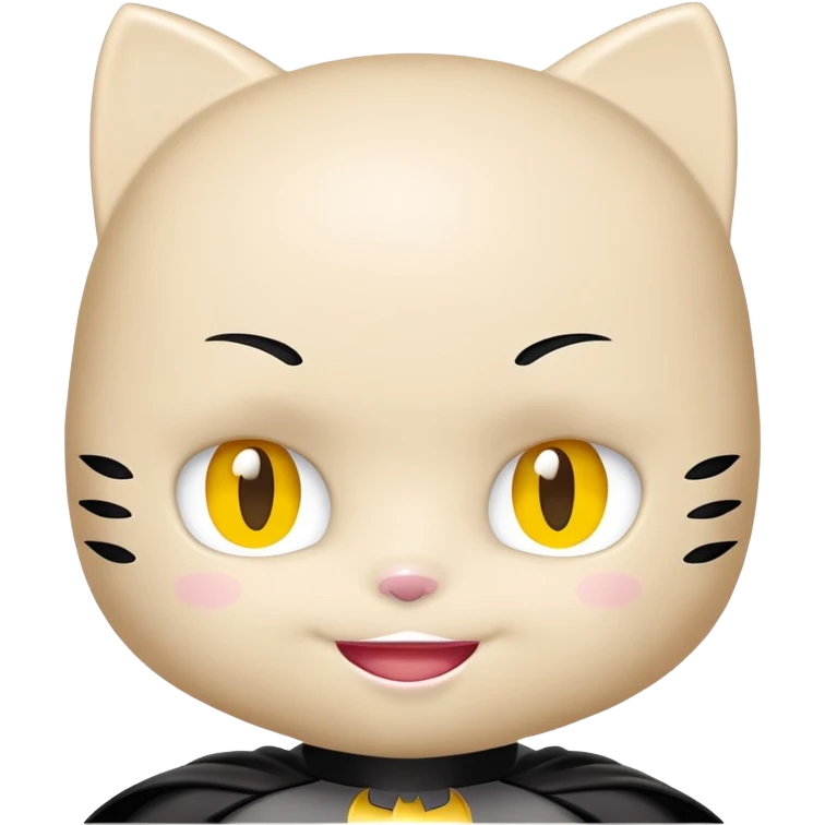 hello kitty and batman emoji