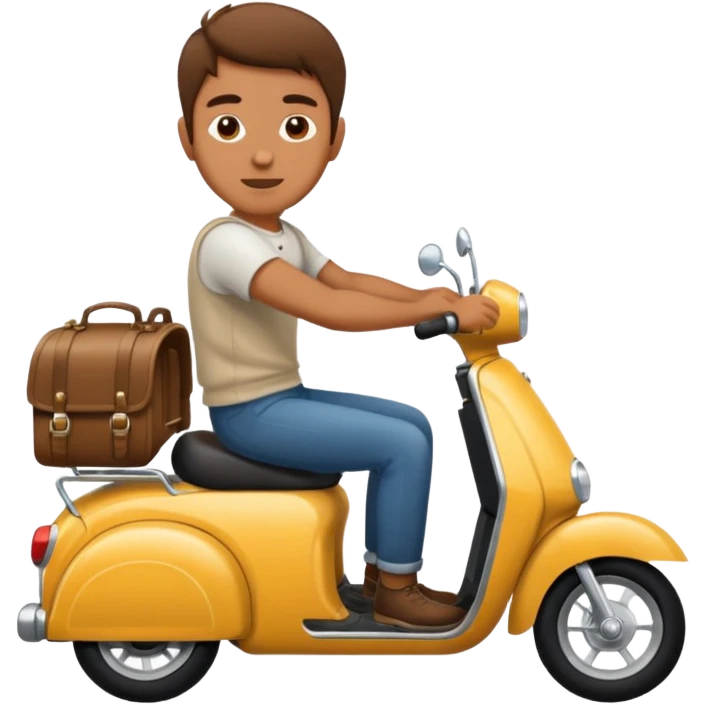 man on vehicle emoji