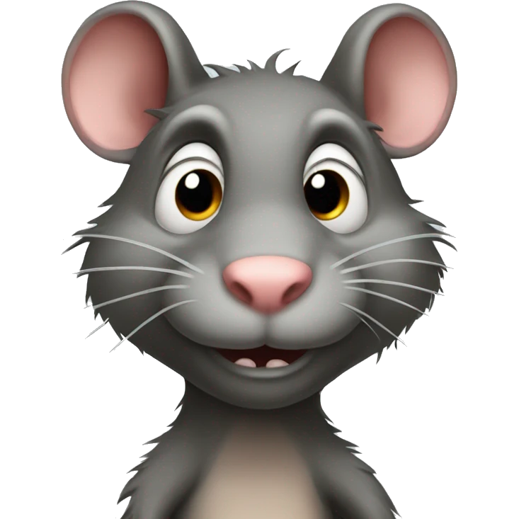standing ugly tall rat like human  emoji