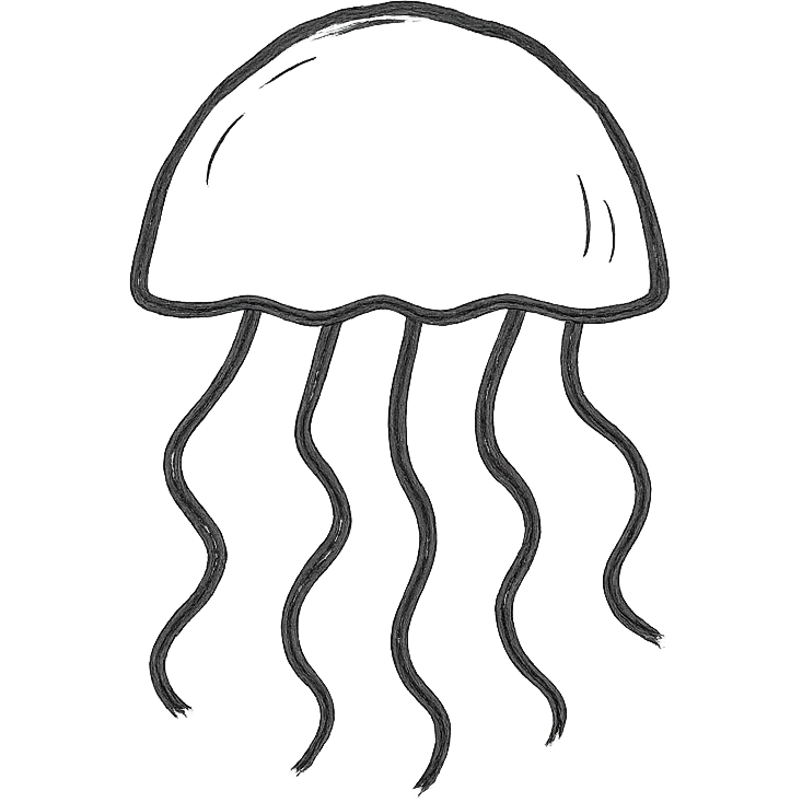 soul with the outline of a jellyfish emoji