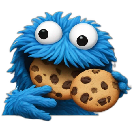 Cookie monster emoji