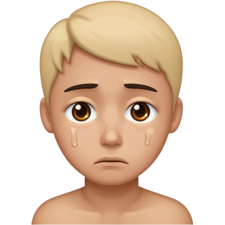 Sad face with a tear  emoji