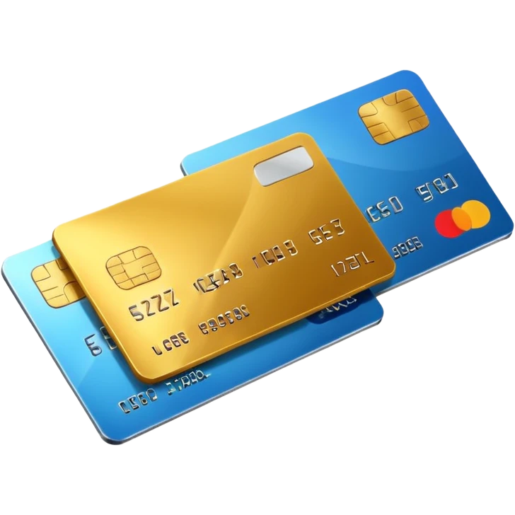 credit card and coins emoji