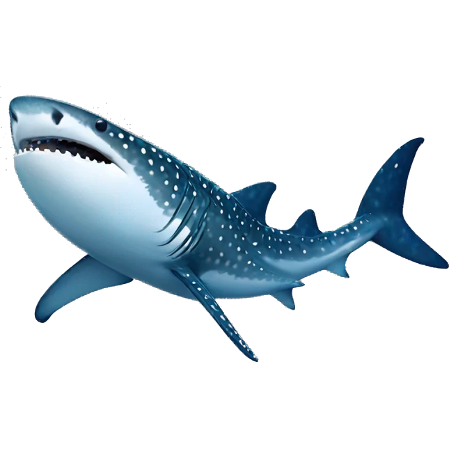 Whale shark emoji
