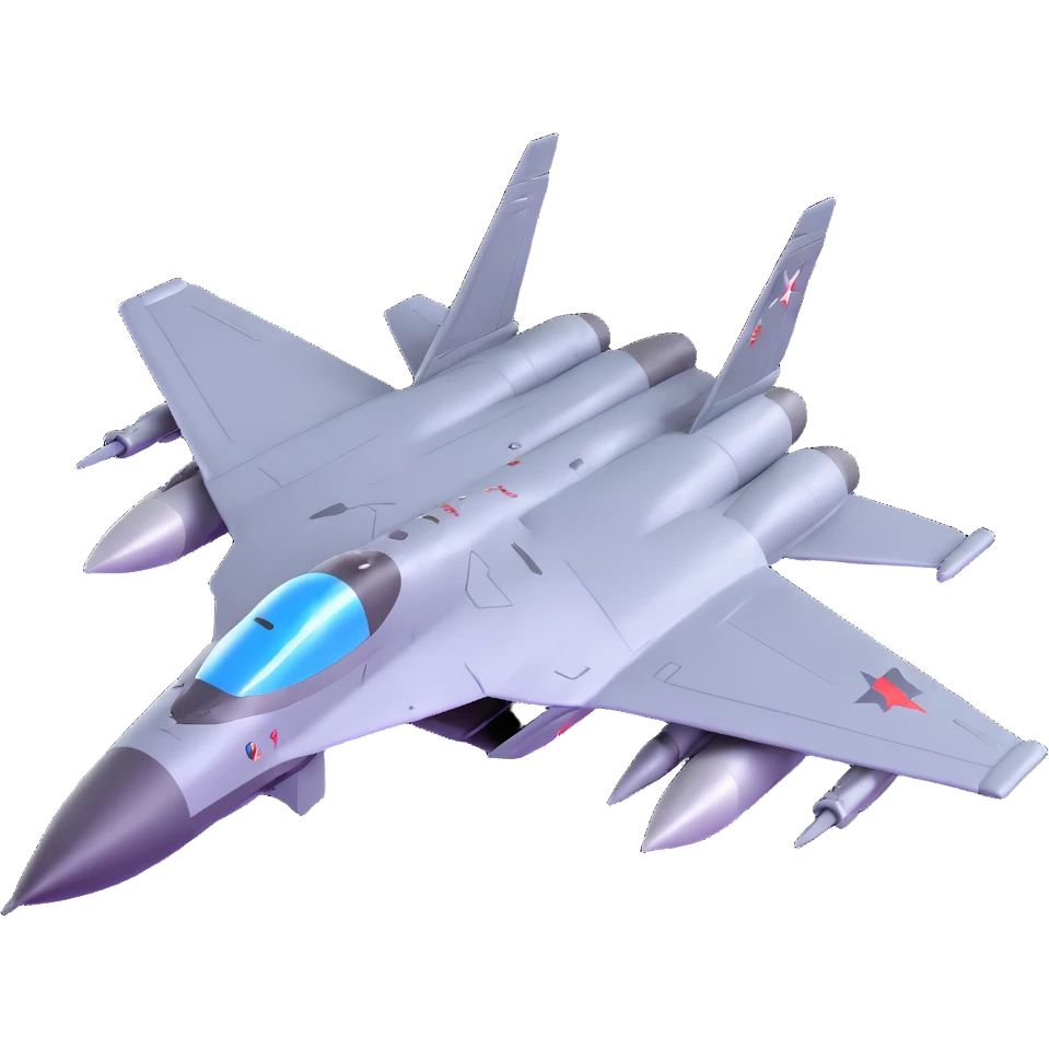 Su-57 fighter jet emoji