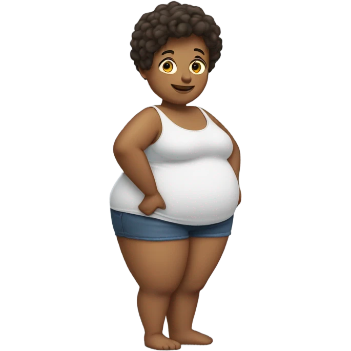 fat person emoji