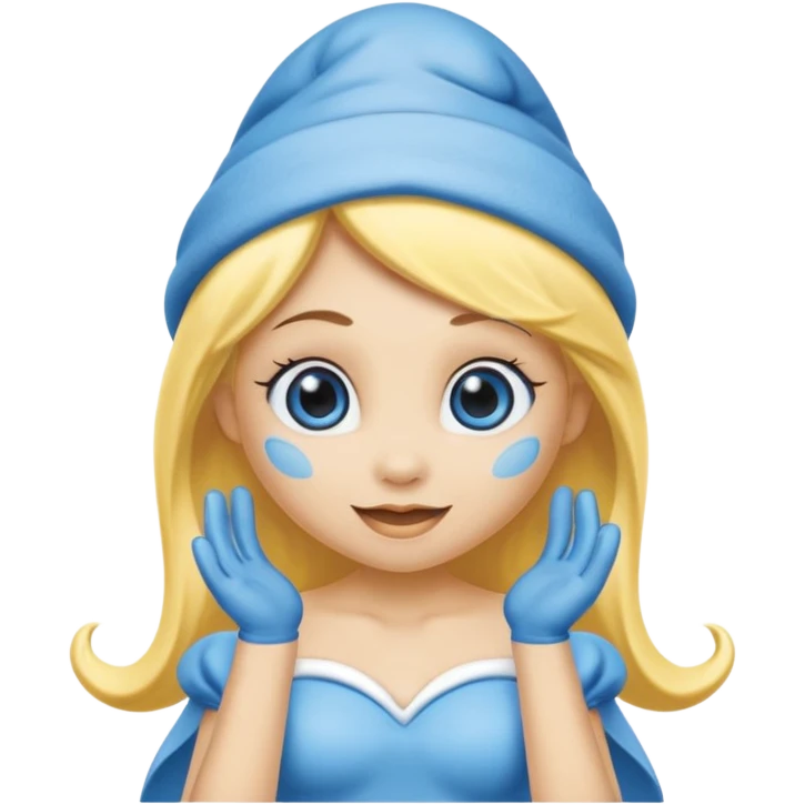 Smurfette emoji