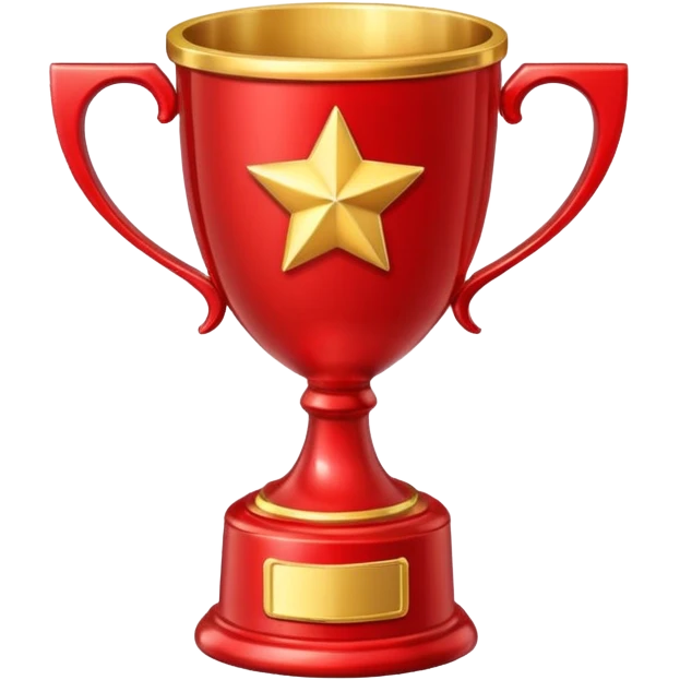 red prize cup  emoji