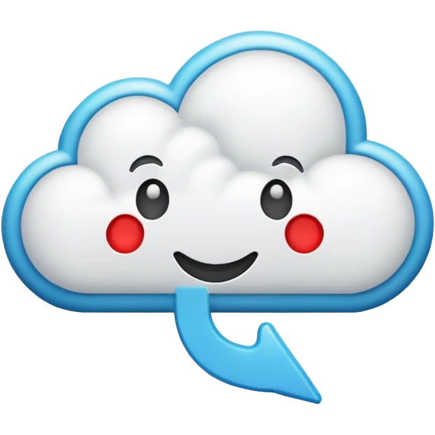 speech cloud with check mark emoji