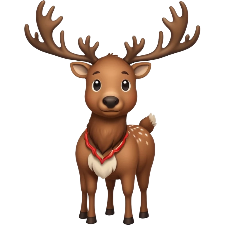 reindeer emoji