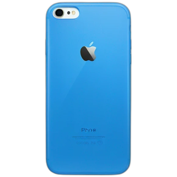 blue iphone emoji