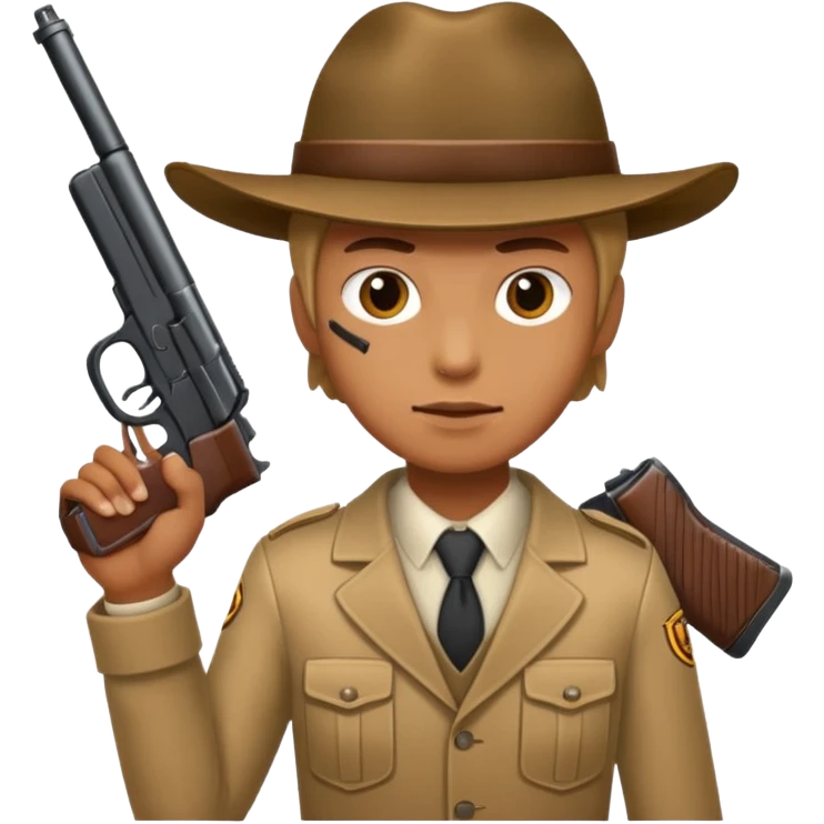 Human holding gun  emoji