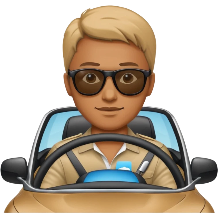 Azerbaijanian driving bmw car  emoji