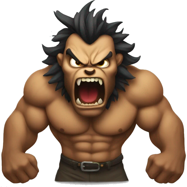 angry beast emoji