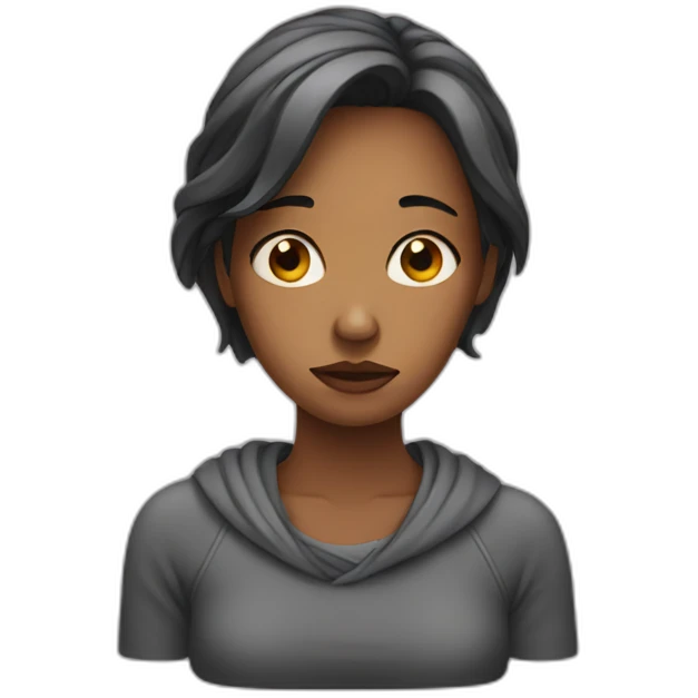Sad woman emoji