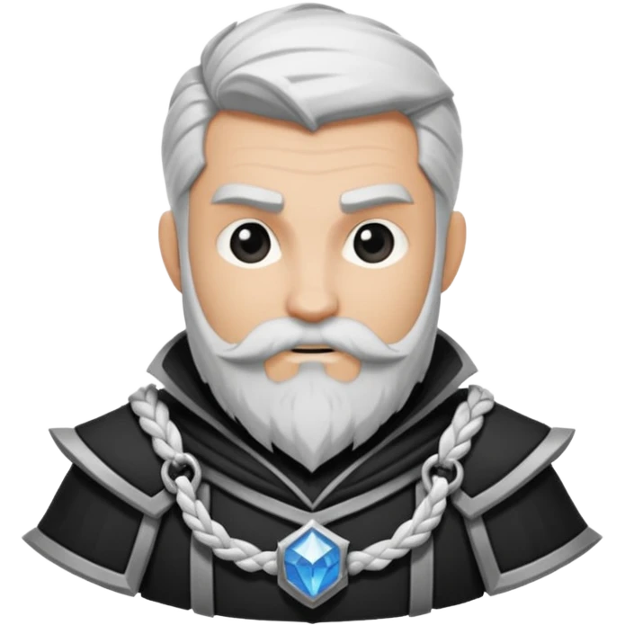 Enano dnd estilo blanco y negro dibujo emoji