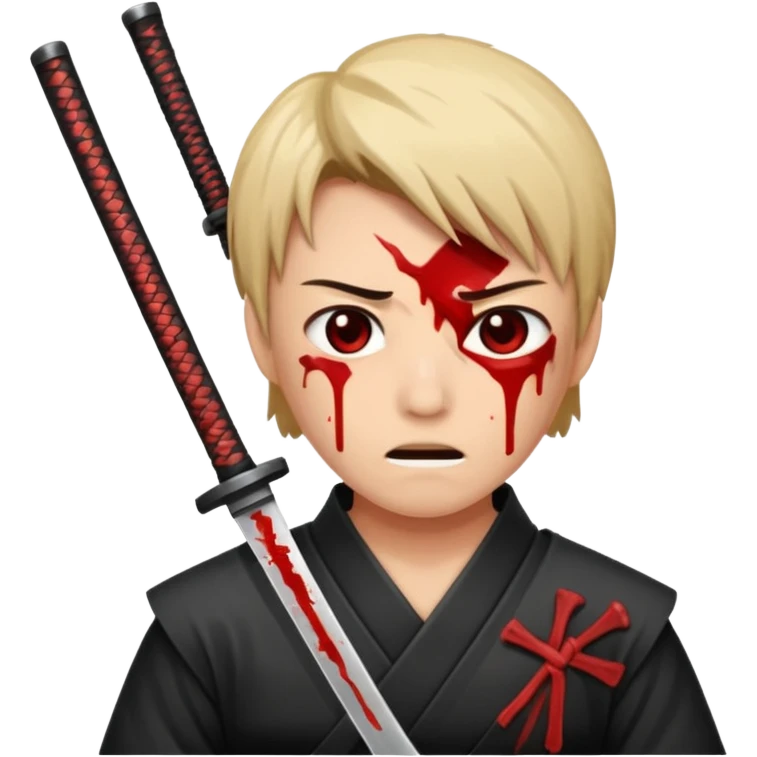 Faz o quê tomando uma facada de katana  emoji