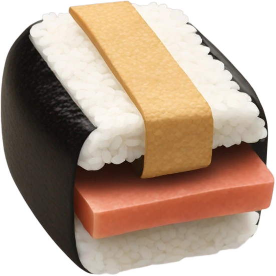 Spam musubi emoji