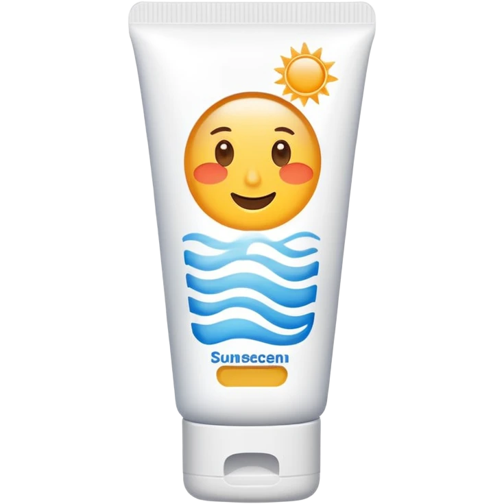 Sunscreen emoji
