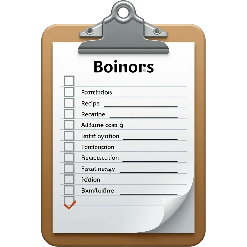 "Выбери рецепт\решение" (📋), в контексте вайбкодинга emoji