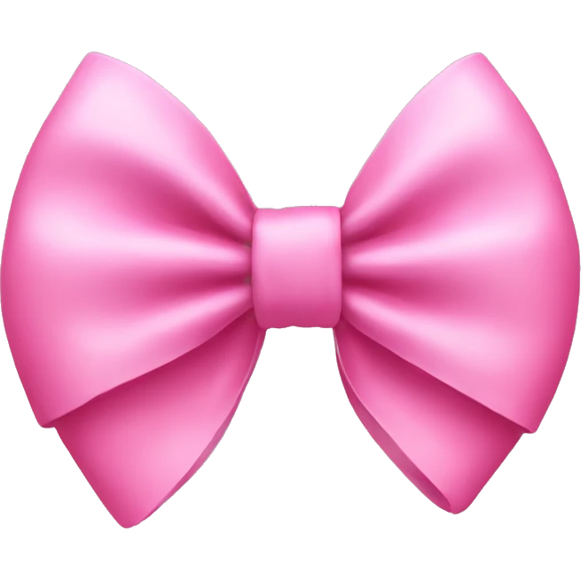 Pink bow  emoji