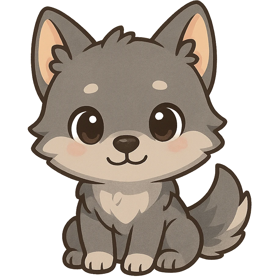 Wolf emoji