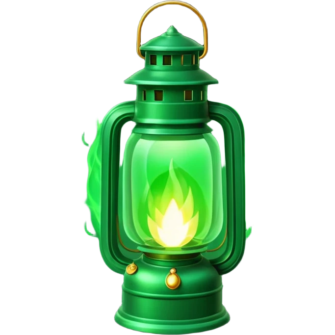 soul green fire lanttern emoji